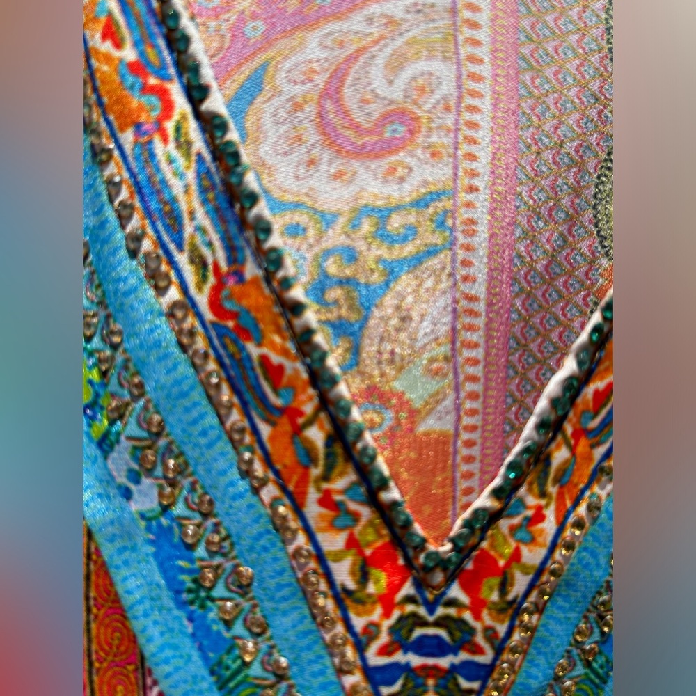 Ruby Yaya Rhinestones Unique Kimono Kaftan Dress … - image 4